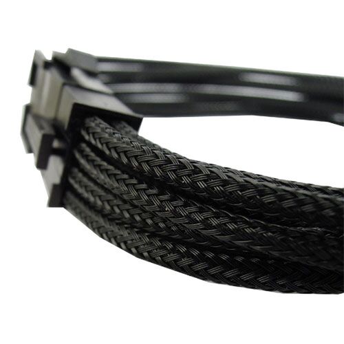 ANTEC Câble Tressé EPS 8 broches 30 cm (Noir)