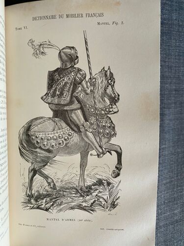 Dictionnaire Raisonné Du Mobilier Francais De L'époque Carlovingienne A La Renaissance