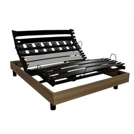 Sommier Électrique Alliance Mono Finition Bois 120x190