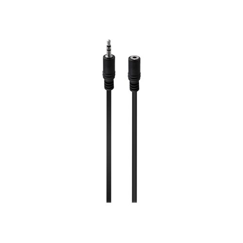 T'nB - Rallonge de câble audio - mini-phone stereo 3.5 mm mâle pour mini-phone stereo 3.5 mm femelle - 2 m - noir