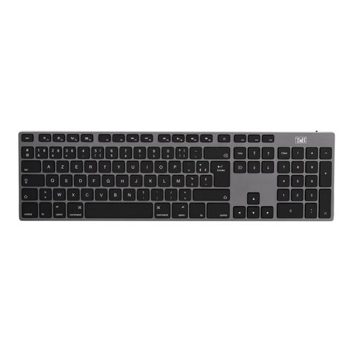 T'nB iClick - Clavier - sans fil - Bluetooth 3.0 - gris sidéral