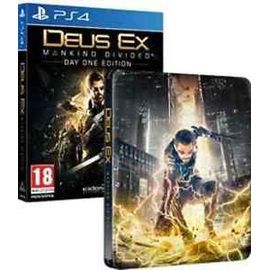 Deus Ex Mankind Divided Avec Steel Book Exclusif Edition Day One Ps4