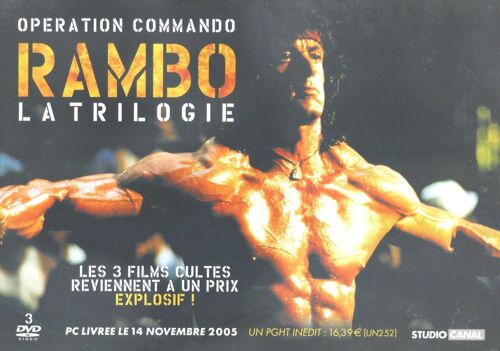 Plan Média Bon De Préco 4 Pages Format 21x30 Rambo La Triologie
