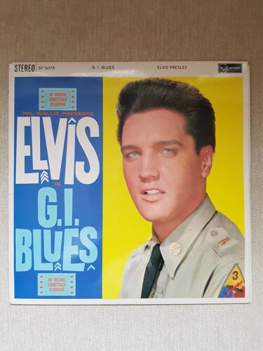 Elvis Presley - G.I. Blues -Stereo, Sf-5078, Label Orange, Pressage Angleterre.