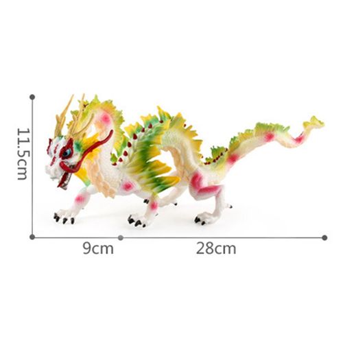 Jouet De Simulation Dragon Chinois, Légende De La Mythologie, Accessoire Éducatif, Modèle D'Animal Pour Cadeau D'Anniversaire, Ornements Pour Garçons Et Enfants En Bas Âge