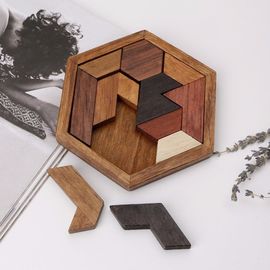 Puzzle Chinois En Bois 3d, Modèle De Chexagon, Casse-Tête