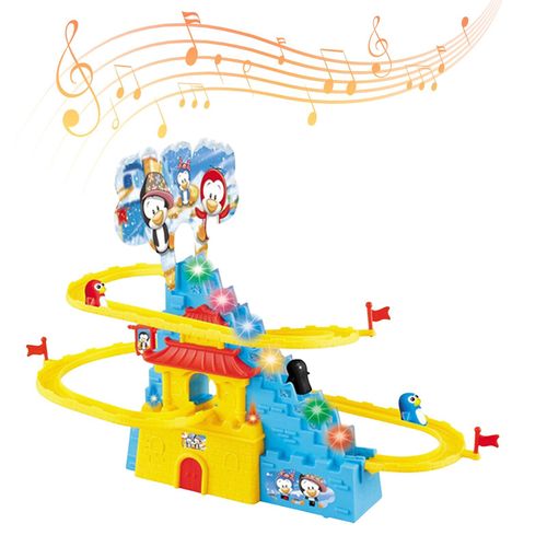 Jouets Pour Enfants, Piste D'Escalade, Dessin Animé Pingouin Dinosaure Chien Canard, Musique Électronique, Drôle Pour Garçons Et Filles, Cadeau D'Anniversaire