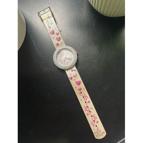 Montre Vintage Enfant Flik Flak Hello Kitty