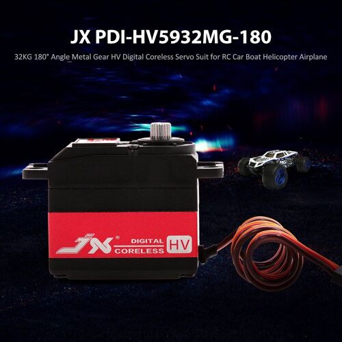 Voiture Hélicoptère Rc Pdi-Hv5932mg-180 32kg, Engrenage Métallique D'Angle 180, Servo Numérique Sans Noyau Hv Pour Avion Rc