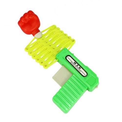 Pistolet de tireur de poing rétractable, jouet de tir, jouet amusant pour enfants, plastique, fête, Festival, cadeau pour le plaisir, jouet classique élastique télescopique
