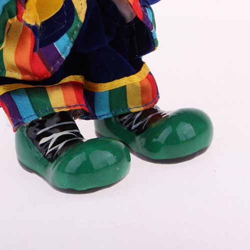 Poupée Clown En Porcelaine, Modèle De Figurine Souriant, Ornement De Bureau, Cadeaux