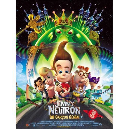 Jimmy Neutron Un Garçon Génial - John A Davis - Affiche De Cinéma Pliée 120x160 Cm