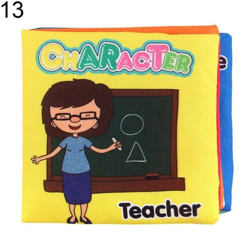 Livre En Tissu Avec Nombres D'Animaux, Dessin Animé, Reconnaissance Des Fruits, Jouet Éducatif Pour Enfants