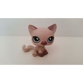 Figurine Littlest Pet Shop LPS #NN22 – Chaton Amberette Von Glitz – Hasbro – Occasion