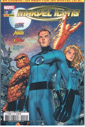 Marvel Icons  N°10 - Au Pays Des Reves (Mensuel Février 2006) Pas De Méga Poster