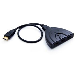 3 Port HDMI Splitter HUB Multiprise Switch Répartiteur 1080P Vidéo Adaptateur avec Câble HDMI  PR DVD Xbox LCD PS3