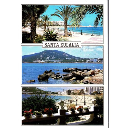 Carte Postale D' Ibiza (Espagne) Santa Eulalia