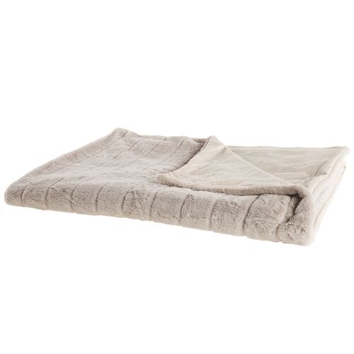 Plaid beige 180 x 220 cm LABYAR