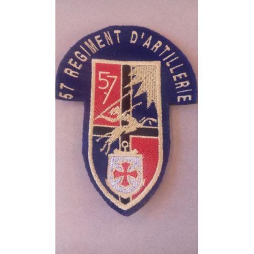 Insigne Tissu 57 Ieme Régiment D'artillerie Velcro 