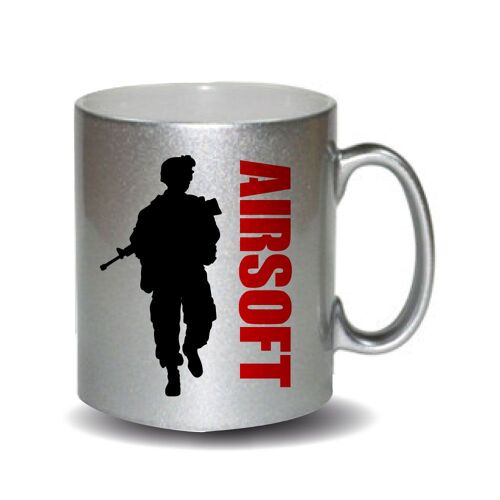 Mug Humoristique Gris Airsoft Cadeau Fête Des Mères, Fête Des Pères Ou Toutes Autres Occasions.