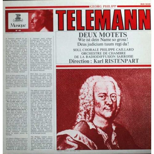 Telemann. Deux Motets: Wie Ist Dein Name So Gross! Deus Judicium Tuum Regi Da !