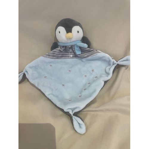 Pingouin Mots D Enfants Doudou Siplec 
