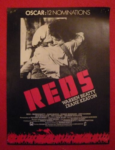 Affichette Du Film Reds (1980) ¿ Warren Beatty 