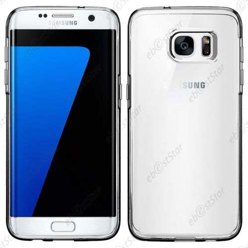 Ebeststar ® Pour Samsung Galaxy S7 Edge Sm-G935f G935 - Housse Etui Coque Silicone Gel Souple Ultra Fine 0,5mm Et Invisible + Film, Couleur Transparent