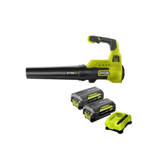 Pack RYOBI Souffleur 36V Max Power RY36BLA-140 - 2 Batteries 4.0Ah - 1 Chargeur rapide