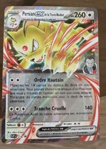 Pokémon Persian Ex De La Team Rocket Svp 218 Promo