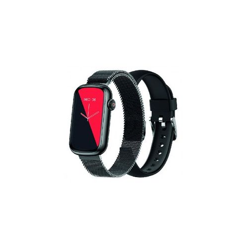 Smarty Allure Montre Mixte Connectée Silicone Noir Sw032a