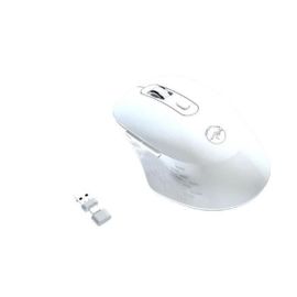Souris sans fil - MOBILITY LAB - Omega - Bluetooth et r¿cepteur 2.4GHz - Blanc - Clics silencieux - Pr¿cision r¿glable