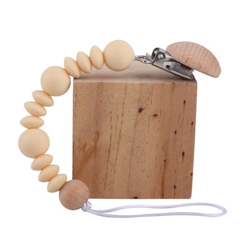 Boîtier De Sucette En Silicone Pour Bébé, 1 Pièce, Perles Crochetées, Chaîne De Mamelon De Luxe, Jouets Diy, Nouvelle Collection