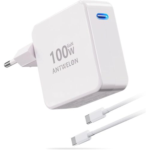 acdsgd-100W USB C Chargeur GAN Ordinateur Portable Type C pour MacBook Pro 16 15 14 Zoll,MacBook Air,iPad Pro,Galaxy S23 S22,Dell XPS,HP,Lenovo,ASUS,Tablette, téléphone,2M USB C vers C câble
