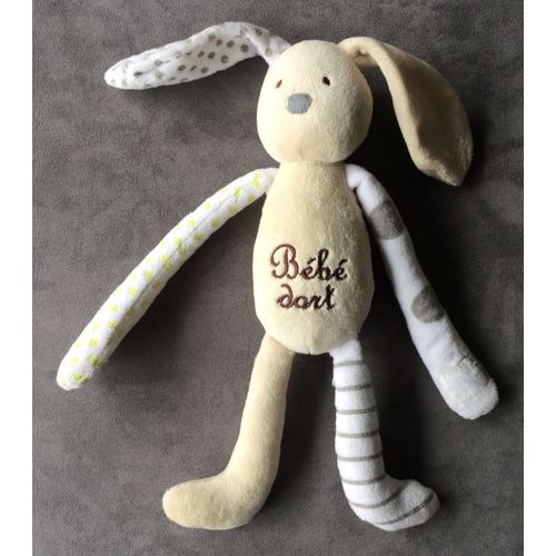 Doudou Lapin Beige Bébé Dort Vertbaudet