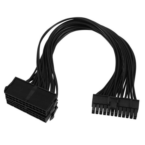 Répartiteur D'alimentation, Adaptateur De Câble Double Psu, Adaptateur De Carte Mère Atx 24 Broches 20 + 4 Broches, Câble D'extension, Adaptateur De Minage