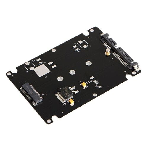 Adaptateur de carte C1FB B + M Key Socket 2 M.2 NGFF (SATA) SSD à SATA 2.5 avec étui neuf