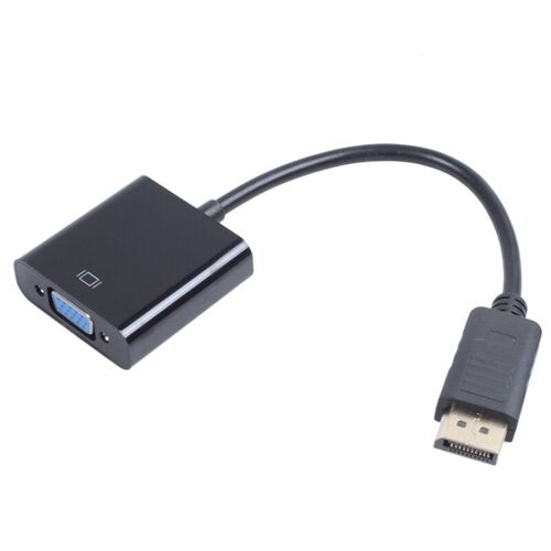Câble adaptateur de convertisseur 1080p DP DisplayPort mâle vers VGA femelle, Stock
