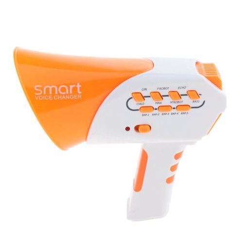 Mini Jouet À Changeur De Voix Orange, Avec 7 Modes De Voix Différents Et 5 Modes De Musique Diy, Fournitures De Fête D'Halloween Pour Enfants