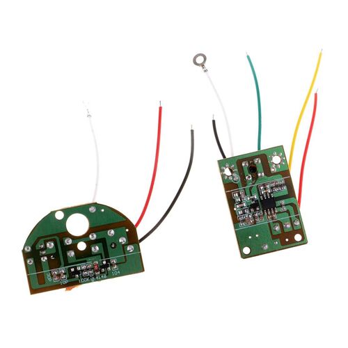 Circuit Émetteur-Récepteur À Télécommande 2 Canaux Rc 40mhz, Circuit Pcb, Système Radio Pour Voiture Jouet