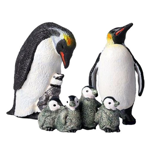 1 Ensemble De Figurines De Pingouin Réalistes, Ensemble De Figurines D'Animaux En Plastique Arctique, Pour Cadeaux D'Anniversaire
