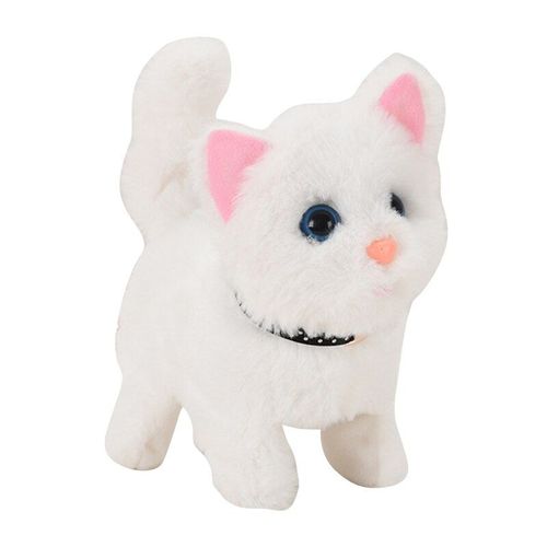 Chat Robot En Peluche, Animal Interactif, Chaton Meow, Jouet Électronique Animé