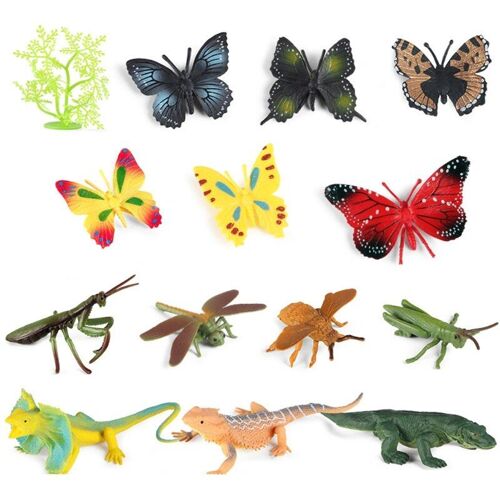 Jouets Anti-Insectes Réalistes Pour Enfants/Adultes, 1 Ensemble, Fournitures Pour Soulager Le Stress, Jouet Amusant En Plastique Avec Matériau Fin 066b