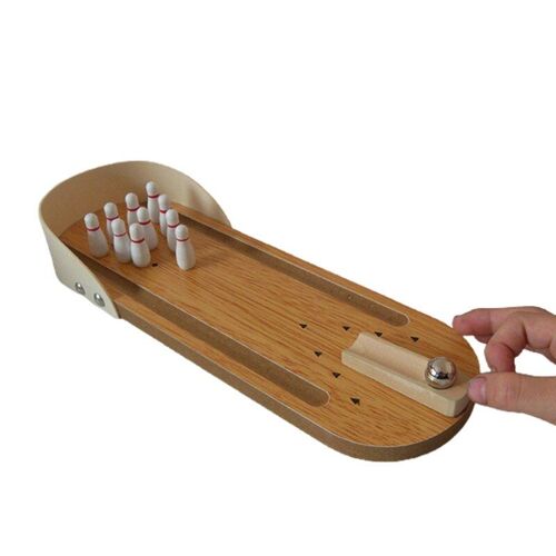 Mini Jeu De Bowling De Bureau, Nouveauté Unique, Jouets De Bureau Amusants, Cadeaux Gag, Plateau De Table En Bois, Sport Des Doigts