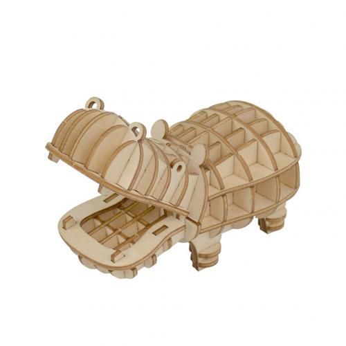 Jouet 3d En Bois En Forme D'Hippocampe Et De Requin, Puzzle, Bricolage, Artisanat Artistique, Éducatif, Cadeau Pour Enfants