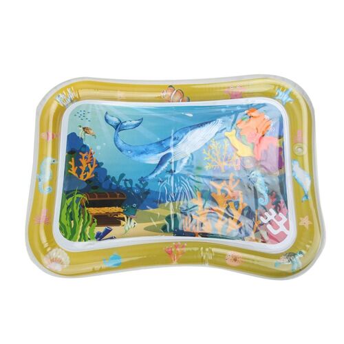 Tapis De Jeu Aquatique Interactif Gonflable Pour Enfants, Baleine De Dessin Animé, Animal Marin