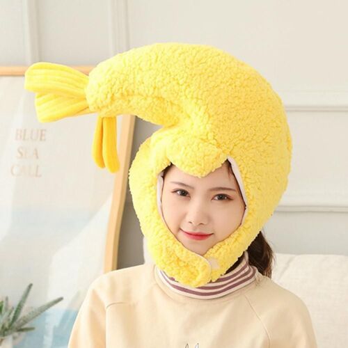 Chapeau En Peluche De Dessin Animé, Adorable, Court, Doux, Amusant, Pour L'Hiver