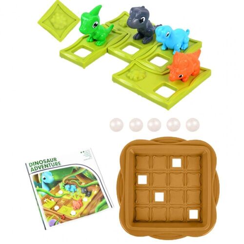Jeu De Puzzle De Bureau Pour Aventure De Dinosaures, Avec Base Universelle