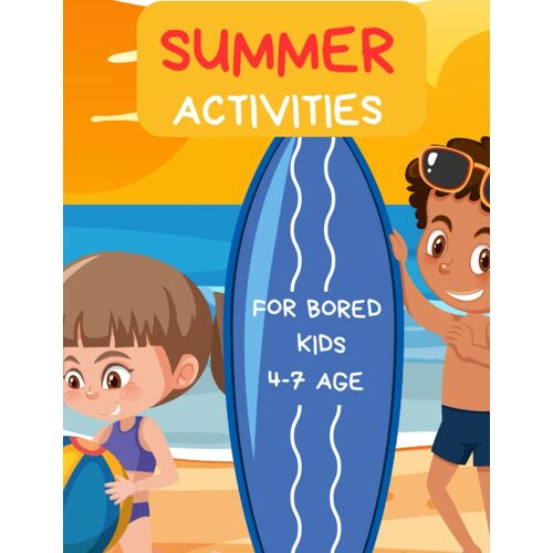 Summe Activities For Bored Kids 4-7 Age: Beach Illustration, Summer Coloring Pages, Sea, Palms