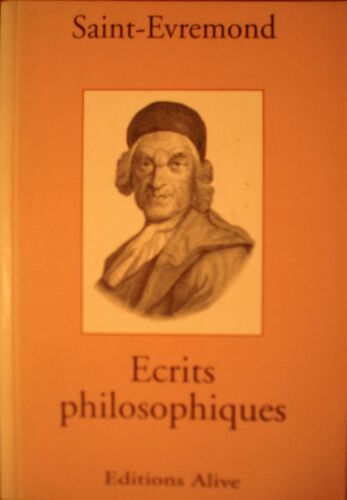 Ecrits Philosophiques. Edition, Préface Et Notes De Jean-Pierre Jackson.